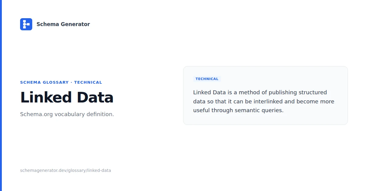 Linked Data glossary term illustration