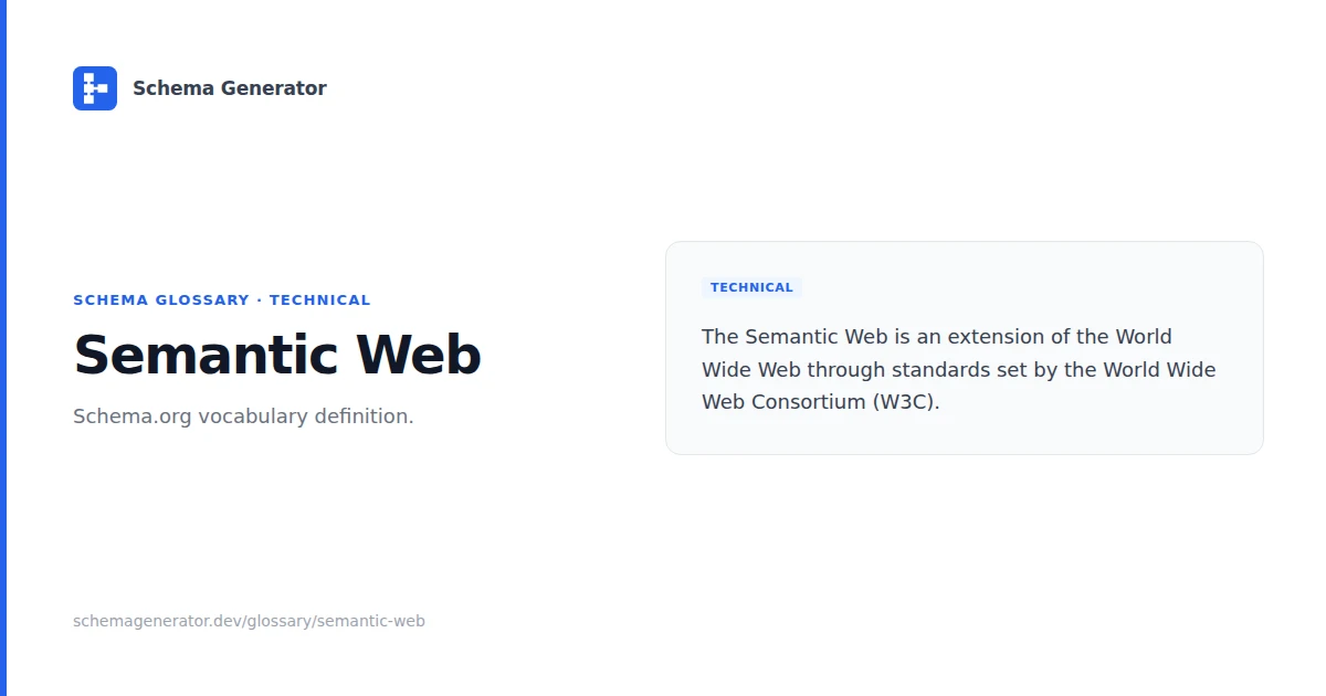 Semantic Web glossary term illustration