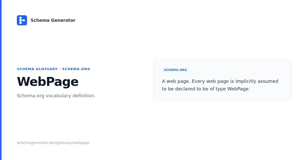 WebPage glossary term illustration